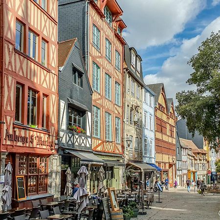 Charme Et Elegance - Coup De Coeur - Prox Gare Lägenhet Rouen Exteriör bild